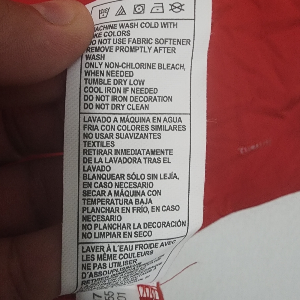 Adidas Men Medium Jacket Cardinal Logo - image 5